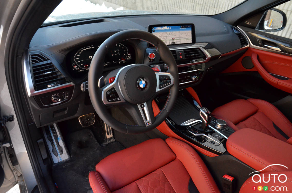 BMW X4 M Competition 2021, intérieur
